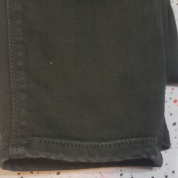 EXPRESS Mid Rise Distressed Jean Black Size 10 - Picture 6 of 7